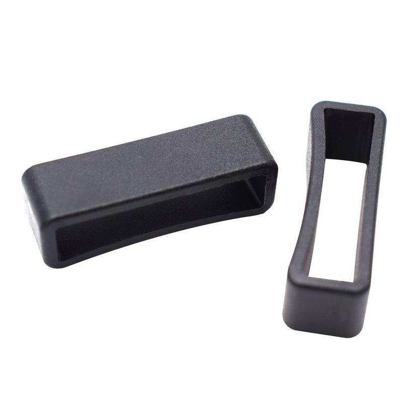 KEEJEA 20 Pack 1 inch Plastic Keeper Belt Loop Square Loop Buckle for Backpack Straps 25mm Webbing - Image 2